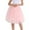 Rose Gold, variant on PMVFHDE Womens Skirts Knee Length Tutu Layered Tulle Midi Skirt For Prom Party Adults Red,L