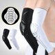 thumbnail image 1 of Mangas de Baloncesto con Protección de Panal para Codos, Anticolisión, para Baloncesto, Fútbol, Senderismo y Ciclismo (Negro/Blanco, Tallas M, L, Xl), 1 of 7