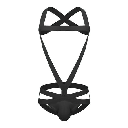 

Newest Men Casual Solid Low-waist Sexy Briefs Panties Straps Underwear