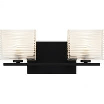 Quoizel Westcap 2-Light Matte Black Bath Light