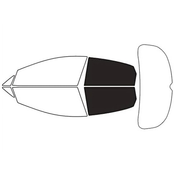 Rvinyl Window Tint Kit Compatible with Hyundai Elantra 2013-2017 (Hatchback) - Back Precut Kit - 20%