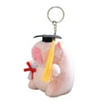 thumbnail image 6 of Sioweci Gradation Hat Plush Capybara Toy with Diploma Stuffed Animal Keychain Pendant Plushie Doll Decoration Students Graduation Season Gift Coffee, 6 of 13