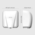 thumbnail image 4 of interhasa! Stainless Steel Electric Hand Dryer, 1800W High Speed Auto Warm Wind Commercial Wall Mounted Automatic Hand Dryers for Home Industry Bathroom,White, 4 of 8