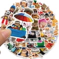 thumbnail image 6 of 200-Piece Holographic Kawaii Cat Meme Stickers, Cute Waterproof Vinyl Decals for Journaling, Scrapbook, Laptop, Water Bottle and Pet Party Decor, 6 of 14