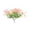 Pink, variant on Artificial Flowers 14.56in Faux Trumpet Flowers Bushes Fake Outdoor Plants for Porch Balcony Garden Patio Window Box Home