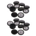 thumbnail image 1 of 2x Botones de Vástago Cubiertos de material cuero Artificial Botones de Negros para de Ropa O Manualidades, 10 Piezas Hugo Botones redondos de costura de 25 mm, 1 of 7