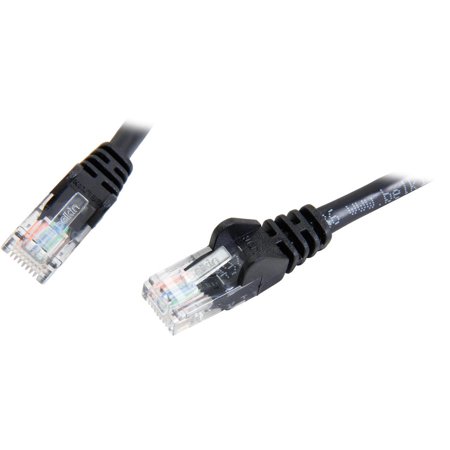 UPC: 0722868467336 | Belkin A3L791B14-BLK-S 14 ft. Cat 5E Black Patch Cable CAT5e RJ-45M / RJ-45M