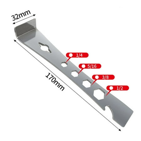 

Pry Bar Staple Remover Scraper Automobile Modification Crowbars Manual Tool
