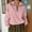 Pink, variant on XPMWRP Womens Sweatshirts Half Zip Cropped Fashionable Casual Pullover Fleece Fall Turtleneck Outfits Clothes Hot Pink S