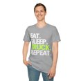 thumbnail image 4 of On the Road Again: 'Eat. Sleep. Truck. Repeat.' T-Shirt, 4 of 4
