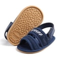 thumbnail image 5 of Biezeib Infant Baby Summer Mesh Sandals Letter Embroidery Casual Style Soft Sole Anti-Slip Toddler Beach Walking Shoes, 5 of 6