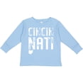 thumbnail image 3 of Inktastic Cincinnati, Ohio Distressed Font Boys or Girls Long Sleeve Toddler T-Shirt, 3 of 5