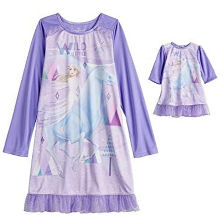 

American Marketing Frozen Elsa and The Nokk Satin Polyester Nightgown Doll Gown Set (4)