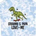 thumbnail image 4 of Inktastic Grammy and Papa Love Me Dinosaur Grandson Boys Toddler T-Shirt, 4 of 5