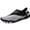White-Black, variant on CHICVOMEY Women Men Water Shoes - Non-Slip Quick-Dry Aqua Hiking Sandals with Velcro - Slip-On Swim Shoes for Beach Pool River