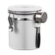 thumbnail image 1 of Billuyoard Contenedor de granos de café al vacío de acero inoxidable con rastreador de fecha, cuchara, bote de azúcar, tarro de caramelo Juegos de servir café y té Cuchara Blanca/Acero 1200ML, 1 of 6