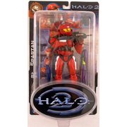 Halo 2 Limited Edition Series Action Figures: Red Spartan V2 White Stripes