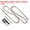 Black-Brown, variant on Uxcell Bow String Replacement with 2 Pcs Brass Nock 1 Set of Silicone Finger Tab for Traditional Long Bow Recurve Bow String Green-Black AMO 48"
