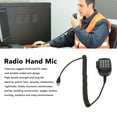 thumbnail image 3 of 2 Way Radio Handheld Speaker Mic, Radio Hand Microphone Easy To Use Universal  for Security for Studios, 3 of 7