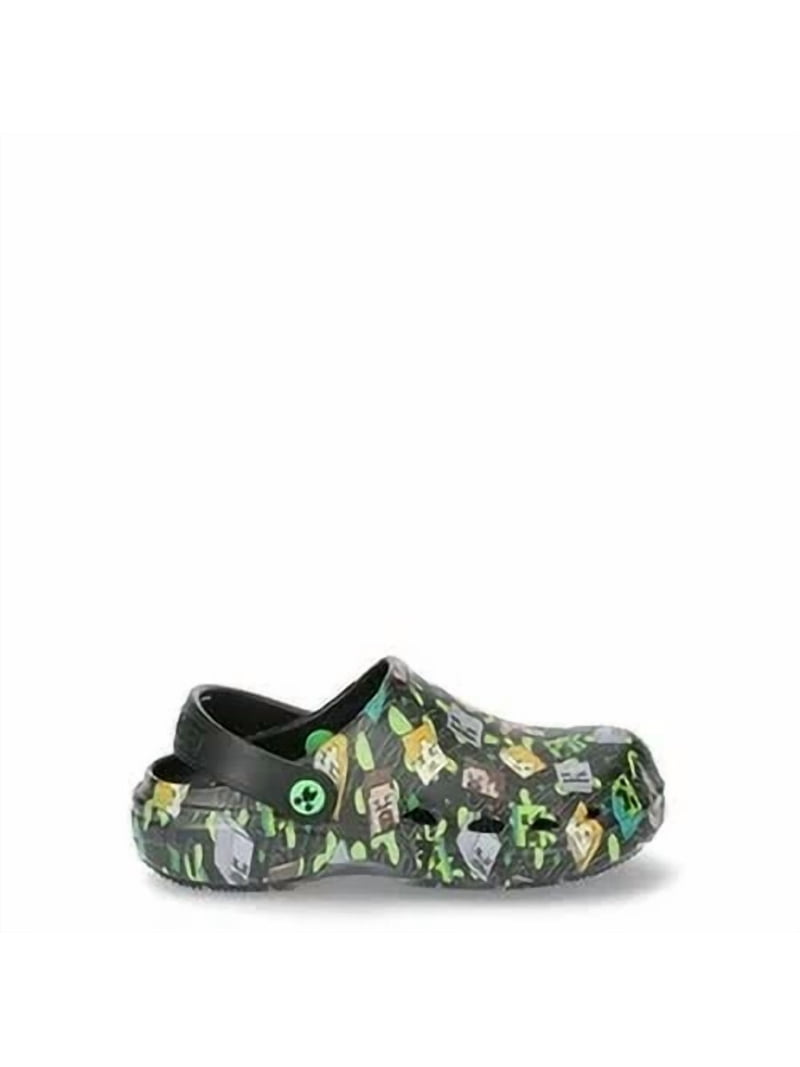 NEW Crocs MENS MINECRAFT CREEPER CLASSIC Clogs SIZE 11 Slip-On Shoes Green NEW MENS MINECRAFT CREEPER CLASSIC CLOG CROCS SIZE 10 11 12  main image 2