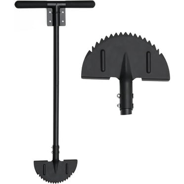 FLY HAWK Manual Grass Edger, 36 inch Heavy Duty gardening tools long handled  Lawn edger for GardenS idewalk, Black