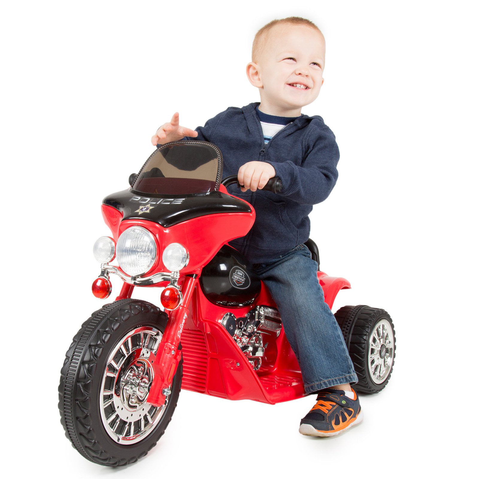Lil' Rider Kids Motorcycle Ride On Toy – 3-Wheel Chopper with Reverse and  Headlights - Battery Powered Motorbike for Kids 3 and Up (Maroon)
