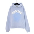 thumbnail image 1 of SP5DER Sudadera con capucha con estampado de telaraña, talla grande, holgada, para hombre y mujer, traje de sudadera con capucha, 1 of 4