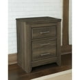 thumbnail image 6 of Signature Design by Ashley Casual Juararo 2 Drawer Nightstand, Dark Brown, 6 of 7