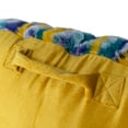 thumbnail image 3 of Home Soft Things DO-IT-YOURSELF Multi Jacquard Faux Fur Bedrest Pillow -Teal - 20" x 18" x 17", 3 of 9