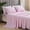 Pink, variant on Anhility 3Pcs Queen Sheet Set, Pink Super Soft Hotel Collection, Wrinkle-Free Breathable Skin-friendly Bed Sheets for Home Hotel (1Bed Sheet, 2 Pillowcases)