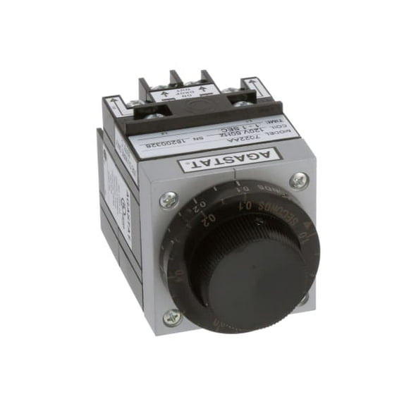 Pack of 1, Te Connectivity 7022Aa Relay, Electropneumatic, Timing Off, Dpdt, 110/120 Vac, 0.1-1 Sec, 7000 Series