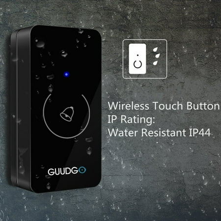 Screen Doorbell - Guudgo GD-MD01 Music Doorbell Touch Screen Waterproof Wireless Door Chime Bell