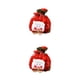 thumbnail image 4 of Moyic Regalos de Navidad Bolsa Cordón Lindos Chocolates Pequeños Juguetes Bolsa de Dulces Hotel Comedor Bar Tienda Decoración Colgantes Muñeco de nieve 2Conjunto, 4 of 6