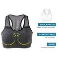 thumbnail image 4 of Women Racerback Sports Bra Wirefree Padded Yoga Bra Workout Gym Activewear, 4 of 7
