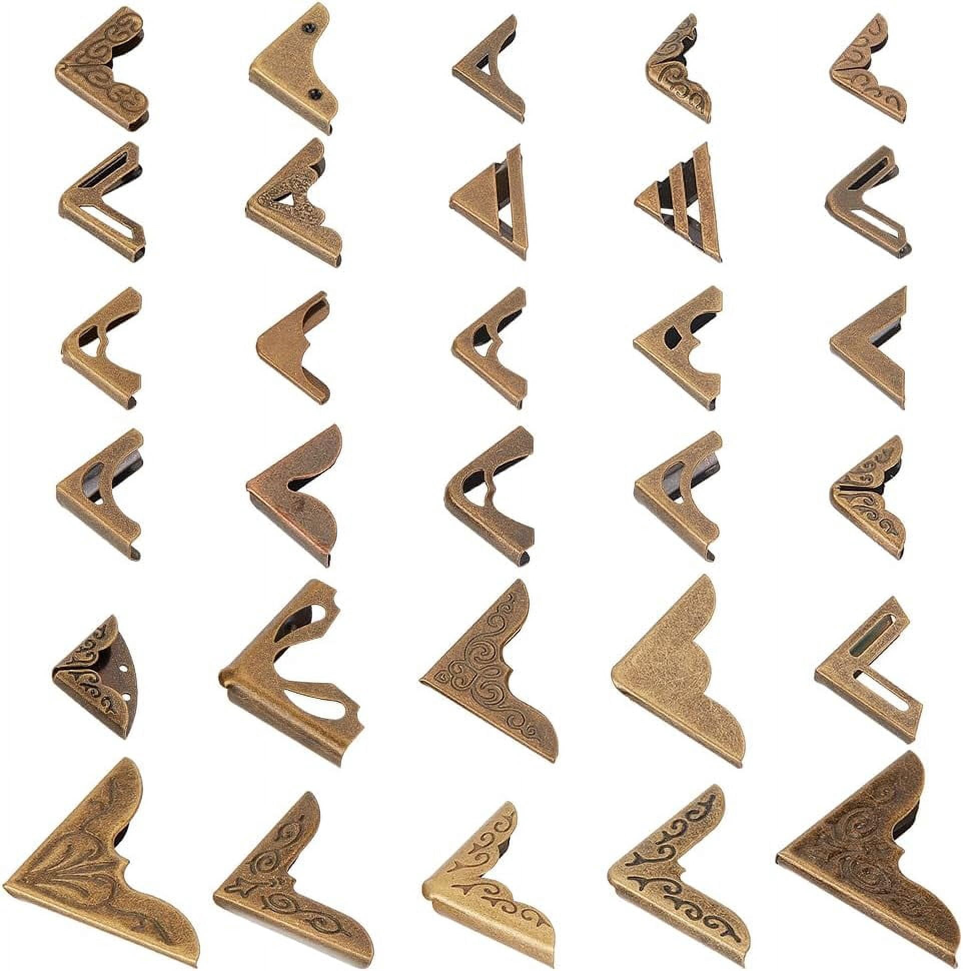 Bronze Triangle Corners 500 PCS Vintage Bronze Book Corner Protectors ...