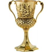 Harry Potter Gold Hufflepuff Cup Collectable Chalice Prop Replica with Gift Box - Bellatrix Lestrange Horcrux Perfect Gift for Potterheads Movie Book Fans and Followers