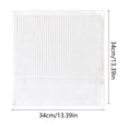 thumbnail image 2 of Fareti Set of 2 13x13 Inch Cotton Washcloths Highly Absorbent Quick Dry Lint Free with Hanging Loop for Makeup Remover Face Cleansing Bathroom Travel Women Men, 2 of 6
