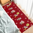 thumbnail image 4 of Kitchen Rugs and Mats Set of 1 Christmas Cartoon Mouse Colorful Lanterns Snowflake Red Kitchen Sink Mat,Non-Slip Area Runner Rug,Washable Floor Mat for Home Dining Room Office 20"x47", 4 of 6