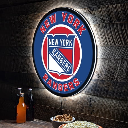 New York Rangers LED XL Round Wall D-cor New York Rangers LED XL Round Wall D-cor