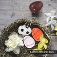 thumbnail image 2 of KAKOWELY 12 huevos de Pascua rellenables de plástico con forma de pelota deportiva, huevos de Pascua que se abren y rellenos para cestas de Pascua., 2 of 5