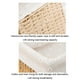 thumbnail image 5 of Wosthever Cestas de almacenamiento apilables en color natural para habitaciones limpias y ordenadas Cestas de almacenamiento tejidas de gran Almacenamiento y organización del hogar Beige, 5 of 6