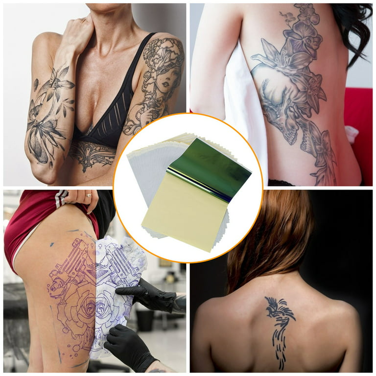 Cheap PHOENIXY 50PCS Tattoo Stencil Transfer Paper Tattoo Stencil Thermal  Transfer Paper Carbon Tracing for Copier Part