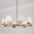 thumbnail image 5 of Capital Lighting 454682AD Oriya 8 Light 28" Wide Chandelier - Brass, 5 of 7