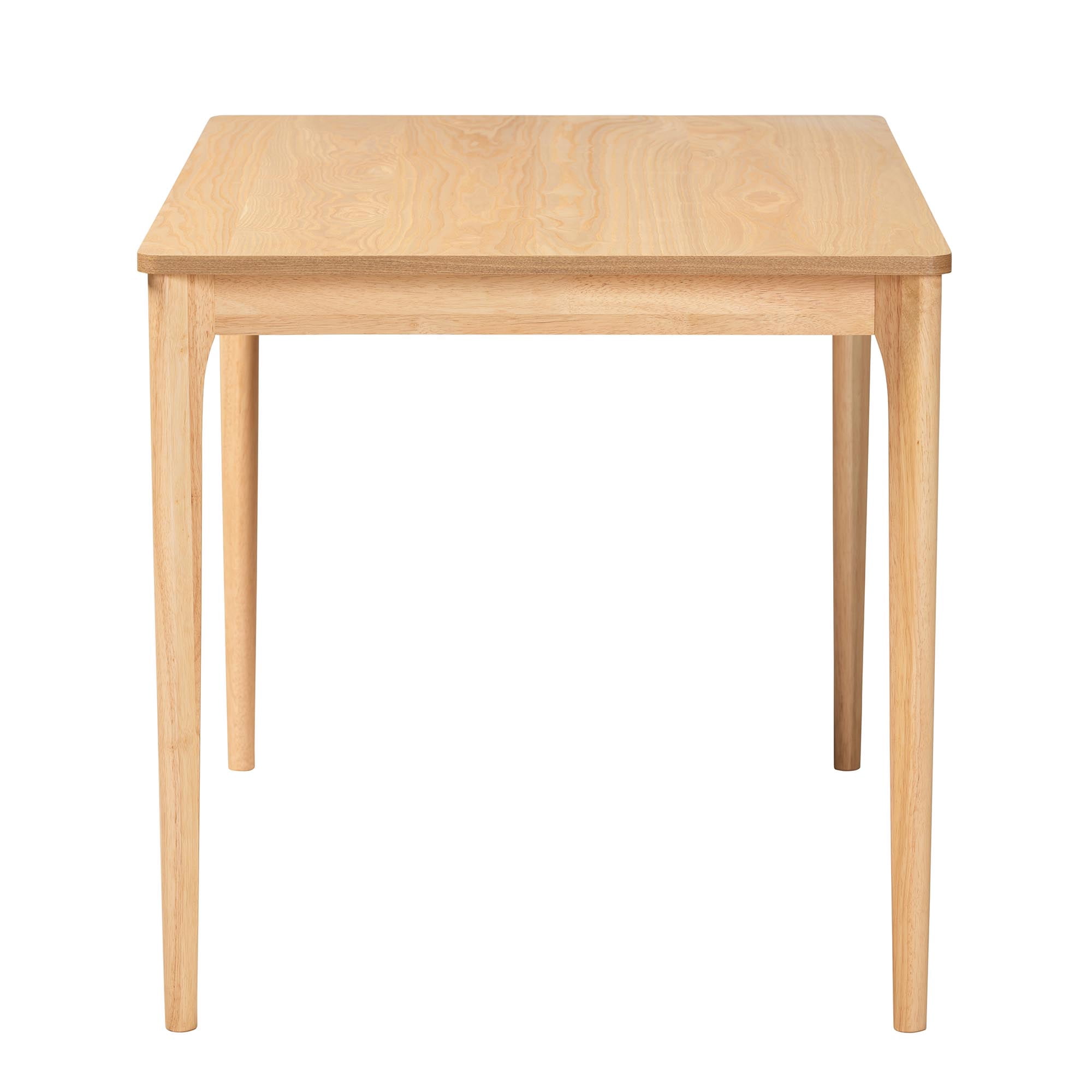 Baxton Studio Sherwin Mid-Century Modern Natural Oak Finished Wood Dining Table