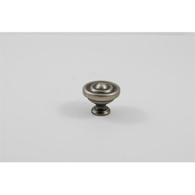 Bouton de Cabinet Champignon, Étain Vieilli