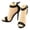 Black, variant on 1:6 Pumps Sandals 2inch Action Figures Body Accessory White