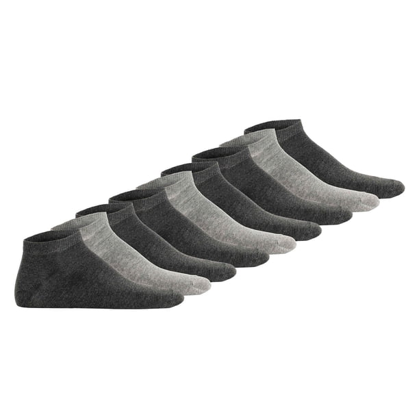 Hudson Calcetines deportivos unisex, paquete de 9 - Simply, calcetines cortos, unicolor Gris 39-42