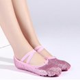 thumbnail image 4 of Ballet Pointe Shoes Girls Women Ribbon Ballerina Shoes With Toe Pads, 4 of 5