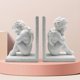 thumbnail image 5 of Sujetalibros de escultura de estatuas de ángel, soportes de libros creativos, adorno para manualidades para escritorio, dormitorio, estantería, regalo mayimx Sujetalibros, 5 of 9