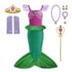 thumbnail image 3 of Disney-vestido de princesa Jasmine para niña, disfraz de Aladdín, lámpara de sirena, Elena, Moana, fiesta de cumpleaños, Carnaval, 3 of 5